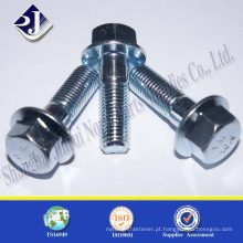 Ts16949 parafuso de flange para automóvel GRADE 5 zincado